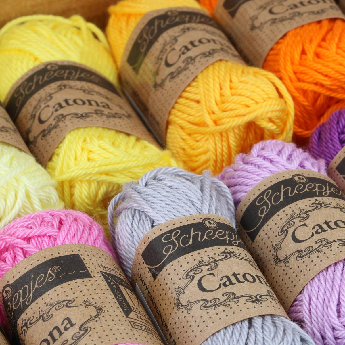 Scheepjes - Scheepjes Catona Colour Pack - 109 x 10 Grams (1 Box)