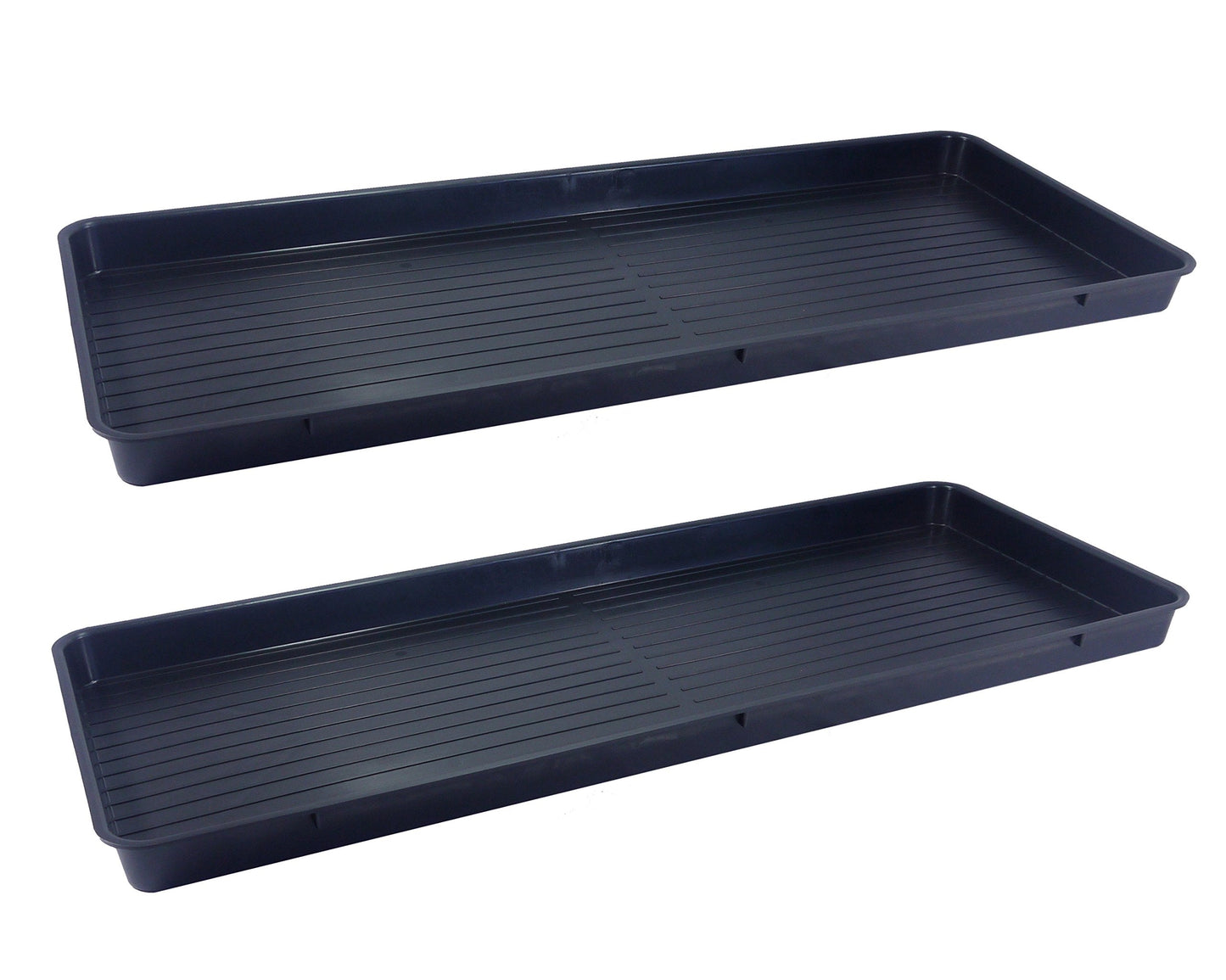 Britten & James SET OF 2 100cm x 40cm Growbag Super Trays from Use in the garden, greenhouse, for hydroponics, oil drain tray, muddy boots, litter