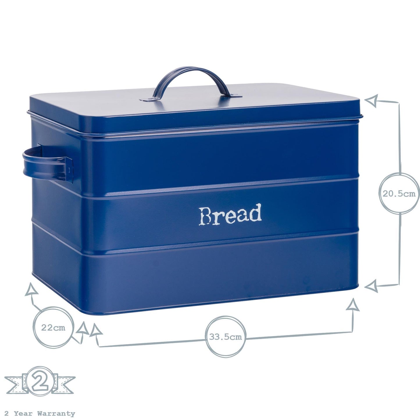 Vintage Metal Bread Bin