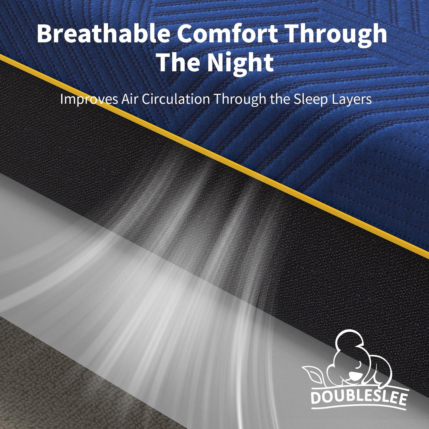 Doubleslee Single Memory Foam Mattress 3ft, 6 Inch Medium, 90x190x15cm