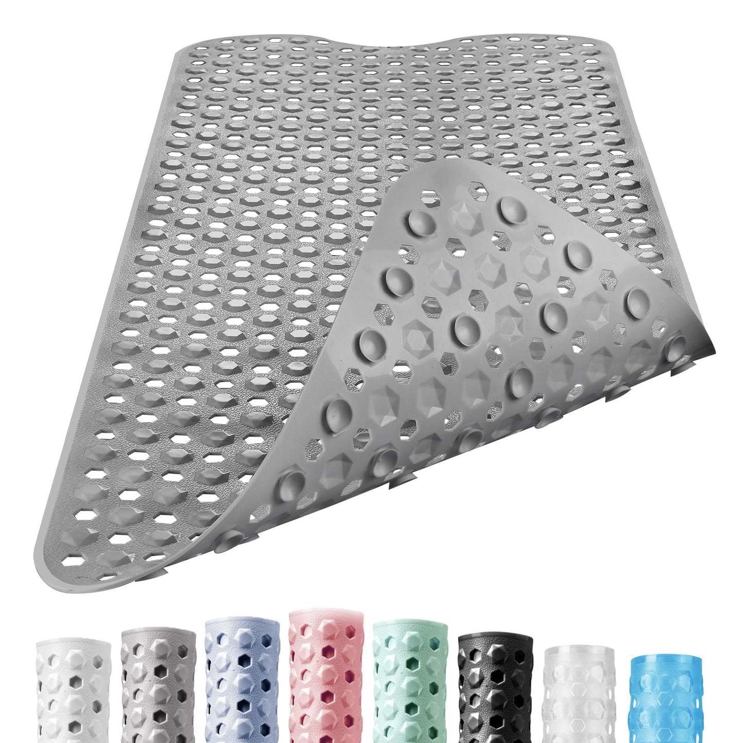 DOPROP Premium Non-Slip Bath Mat for Elderly Children Extra Long Large Safe Bathtub Mat Runner for Inside Bath Shower Anti Slip Bathroom Inside with