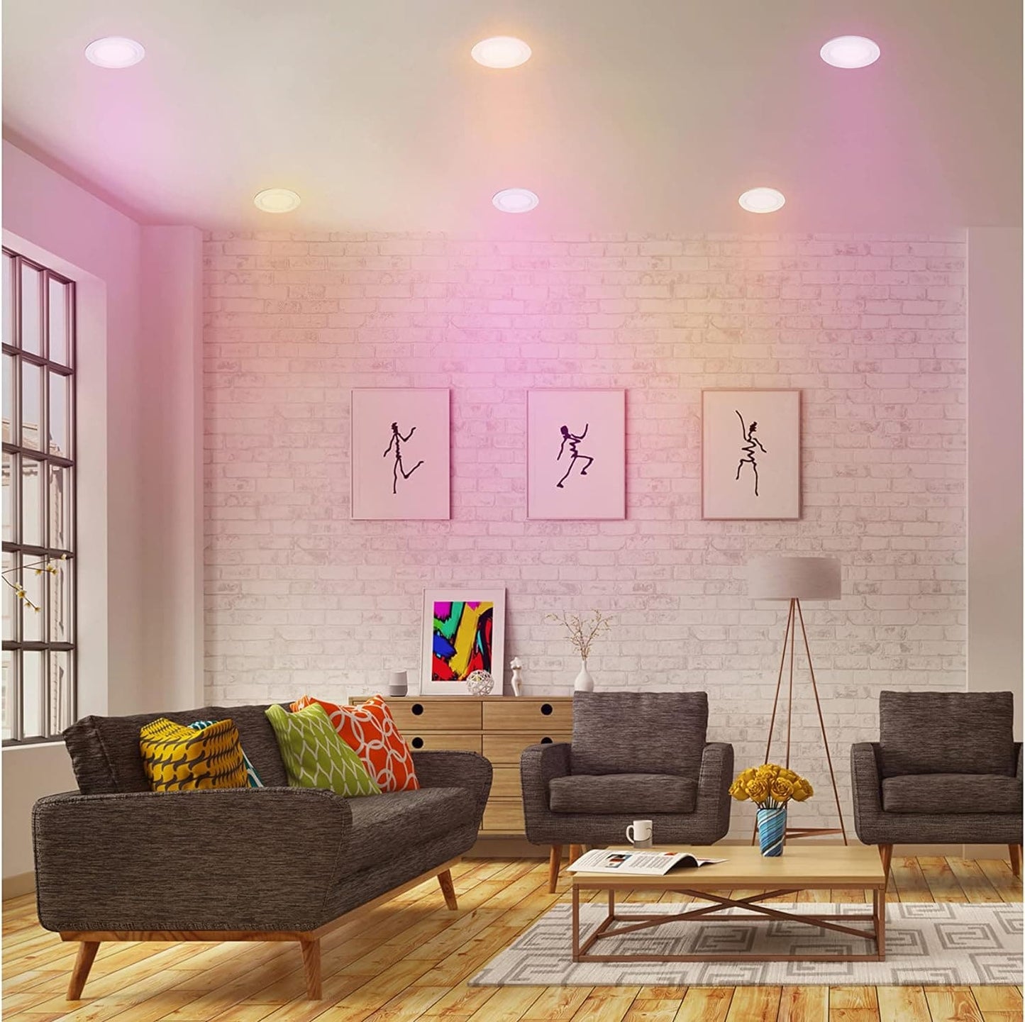 4lite WiZ Connected Dimmable White WiFi LED Smart Bulb - GU10
