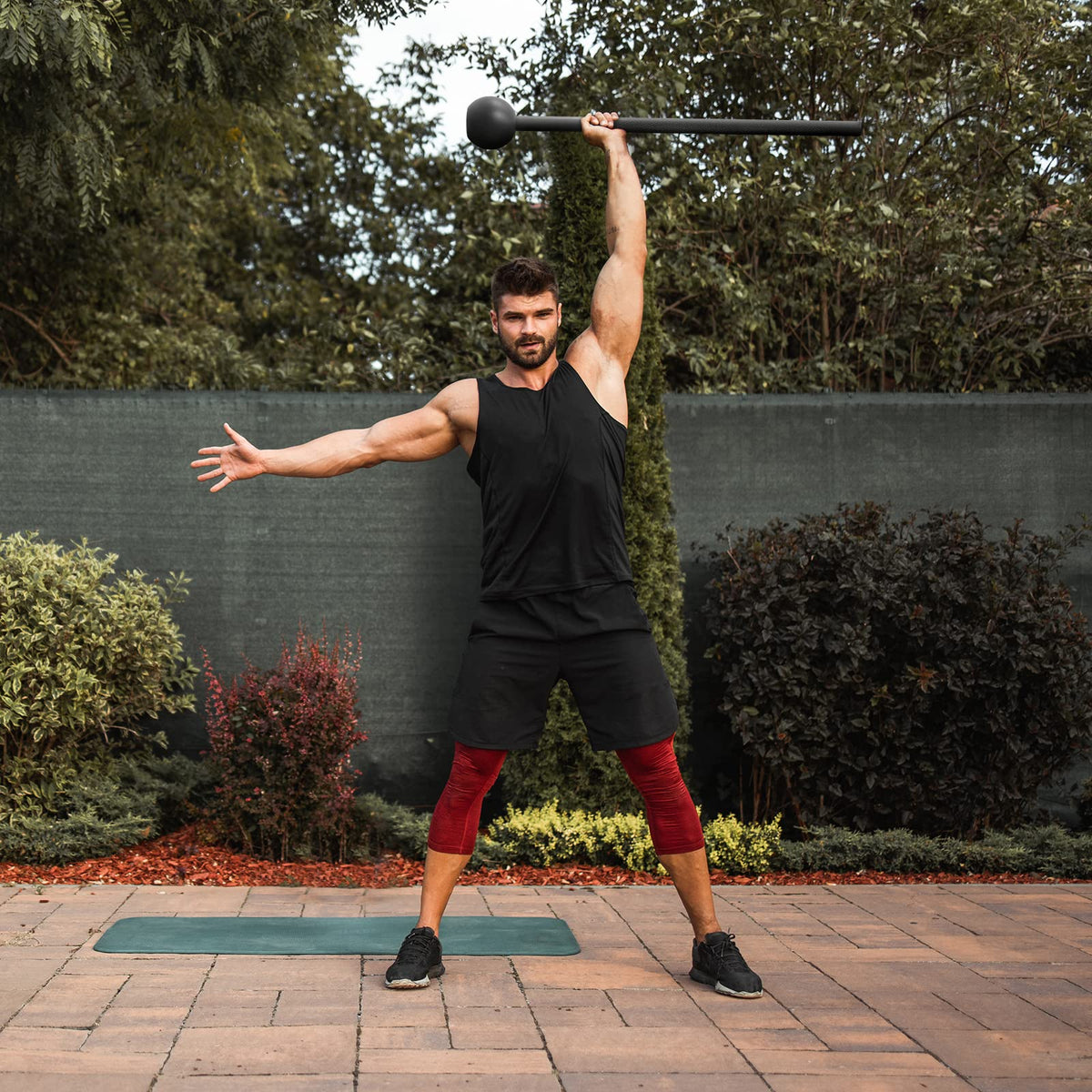 POWER GUIDANCE Steel Mace Perfectly Develop Stabilizer Muscles, Joints, and Core Strength (7.5kg)