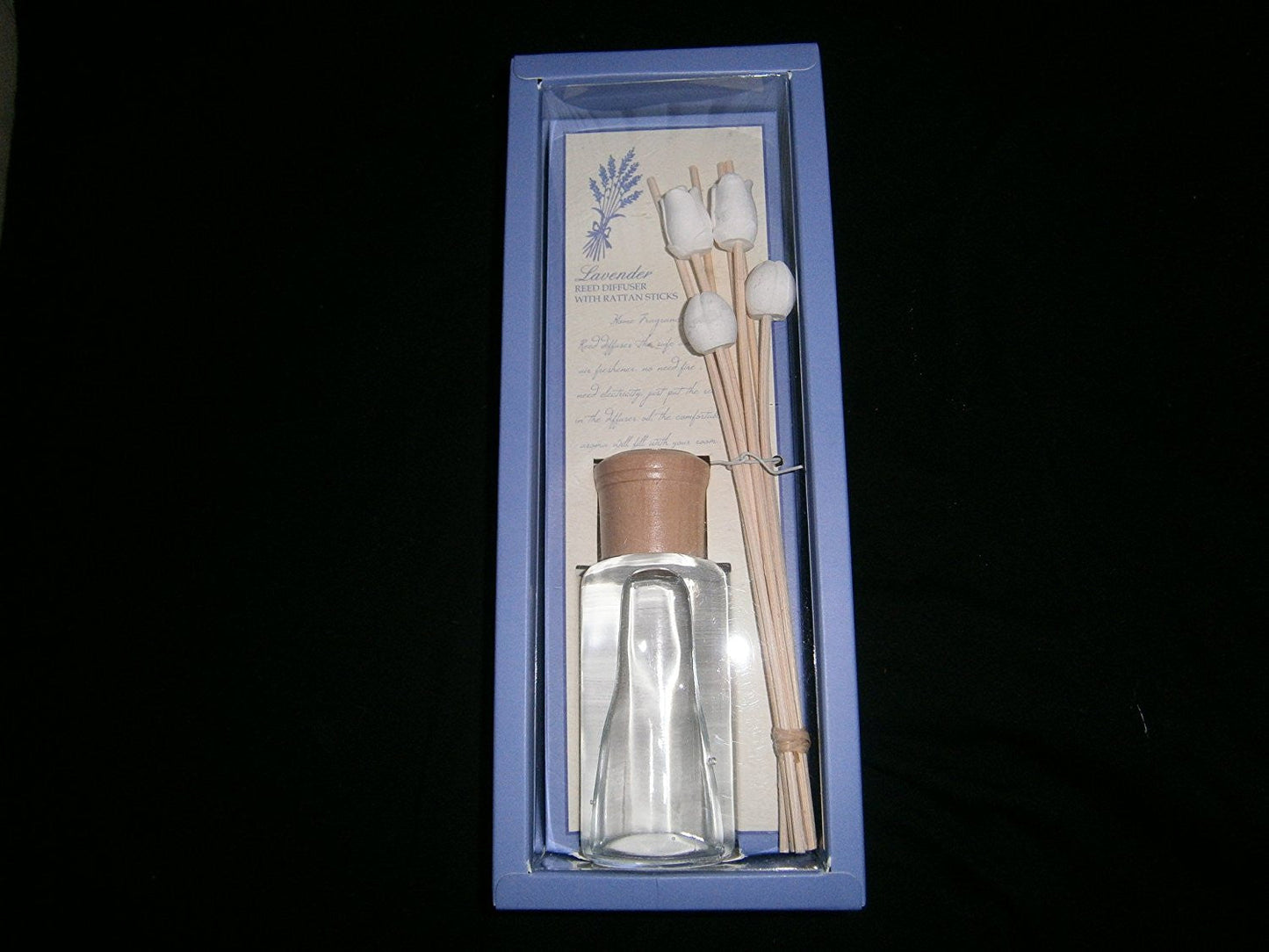 lavender reed diffuser with rattan sticks
