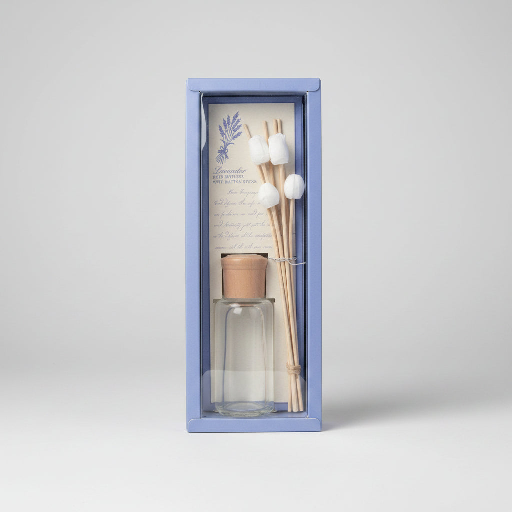 lavender reed diffuser with rattan sticks