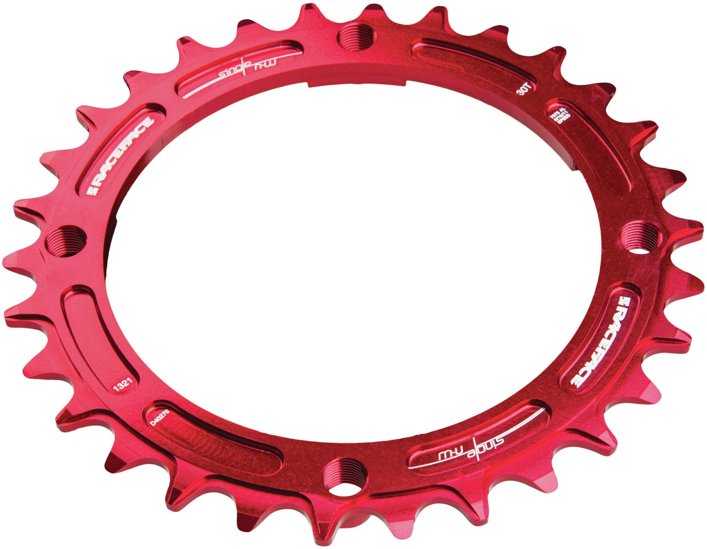 Race Face CHAINRING SINGLE NARROW WIDE, Red