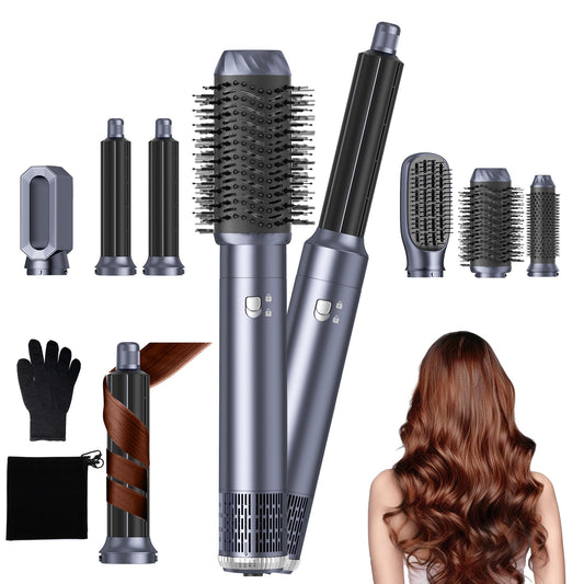Airbrush 6 in 1 Multi Styler Mogawave Air Styler 6 in 1 Hair Stylers with Magic Styler, Blow Dry Hair Brush, Air Curler, for Drying and Styling
