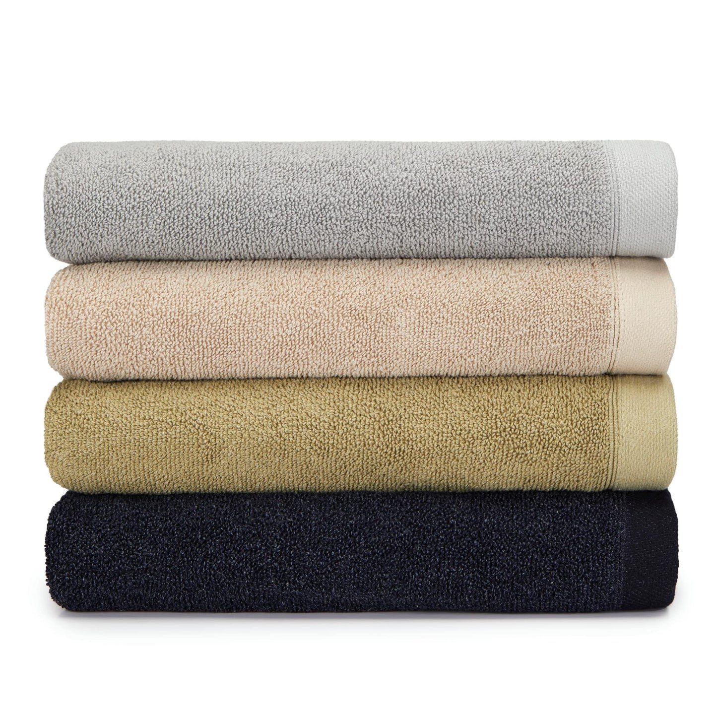 Drift Home Grey Bathroom Towel (50 x 90cm) - Soft & Absorbent - 600GSM Premium Towel - Sustainable Cotton (BCI) - Recycled Bottles