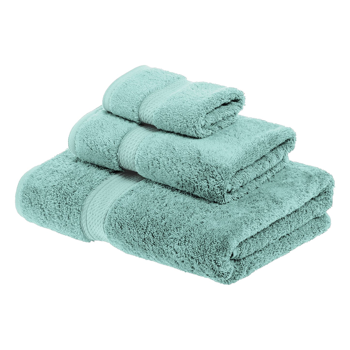 Home City, 100% Cotton, Towel Set, Seafoam - Towel