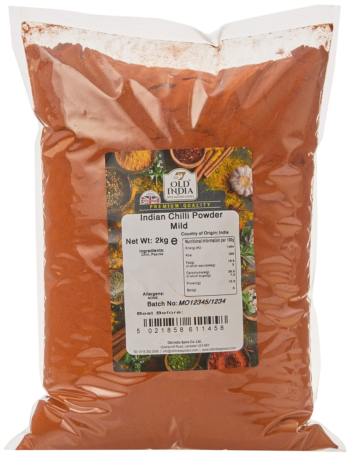 Old India Indian Chilli Powder Mild 2kg