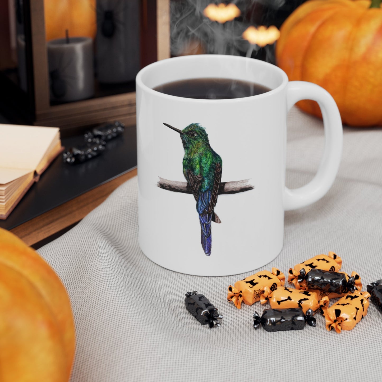 Hummingbird Mug – Wildlife Illustration
