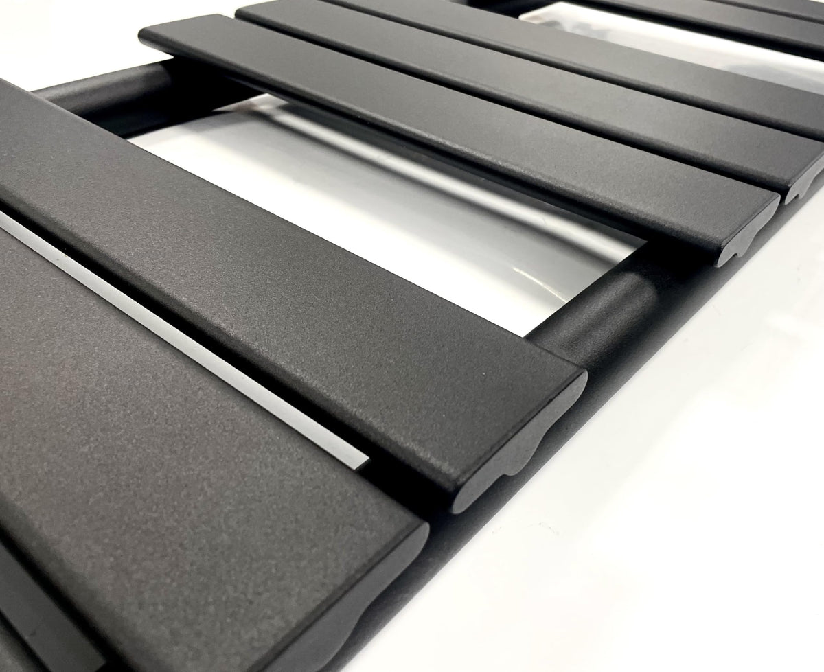 Greened House Richmond Heated Towel Rail Black 500mm W x 800mm H