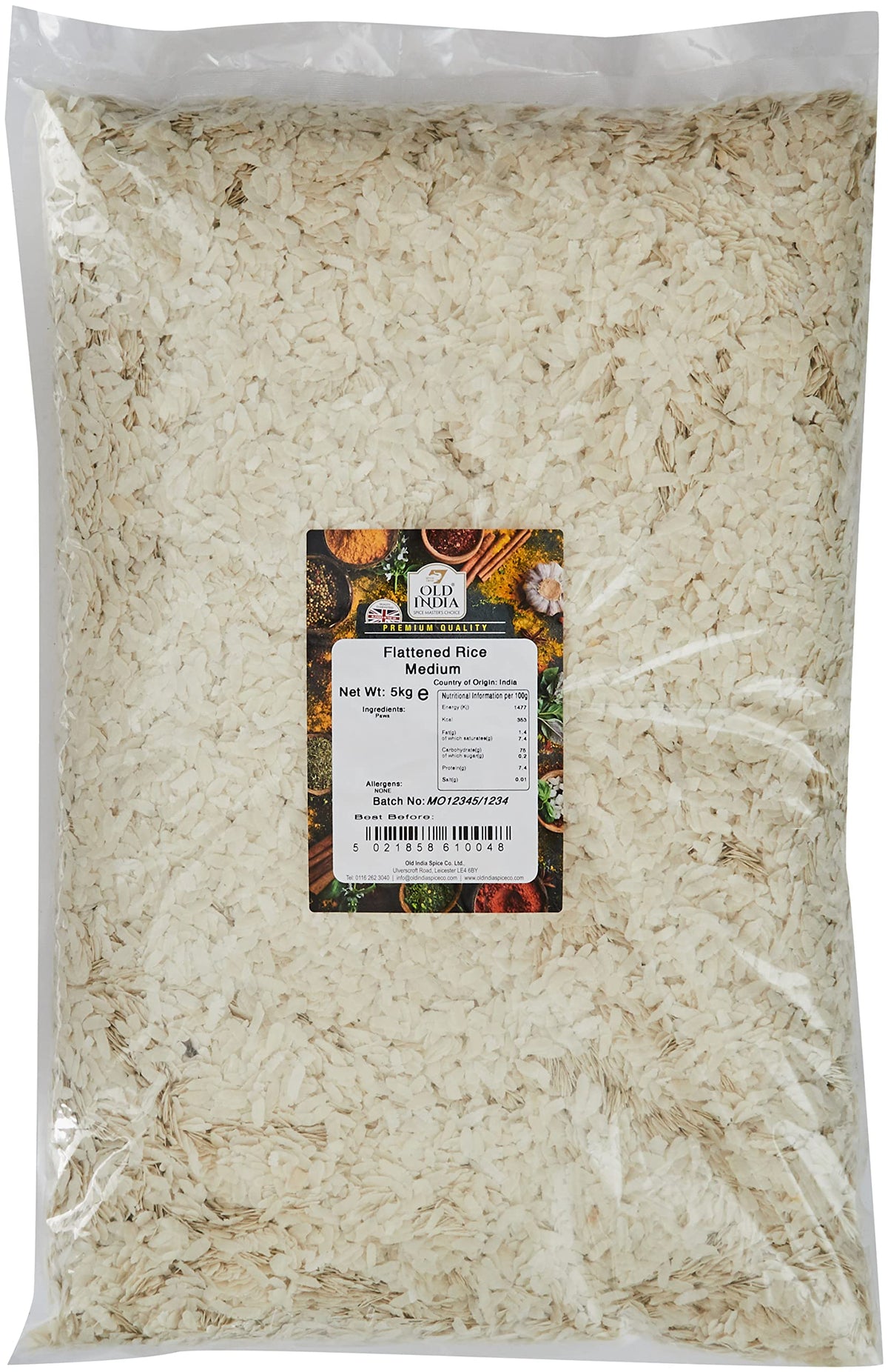 Old India Flattened Rice Medium 5kg