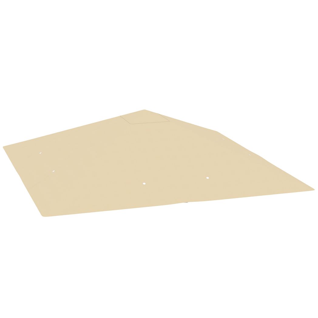 Outsunny 3 x 3(m) Gazebo Canopy Replacement Cover with Drain Holes