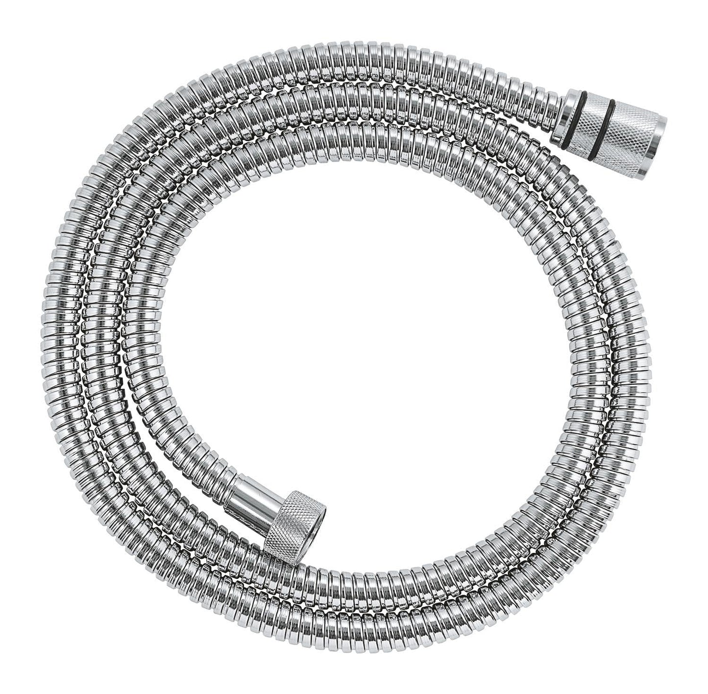GROHE VitalioFlex Metal Long-Life TwistStop - Shower Hose 1.5 m (Tensile Strength 50 kg, Pressure Resistance Up to 16 Bar, Heat Resistance 75?C,