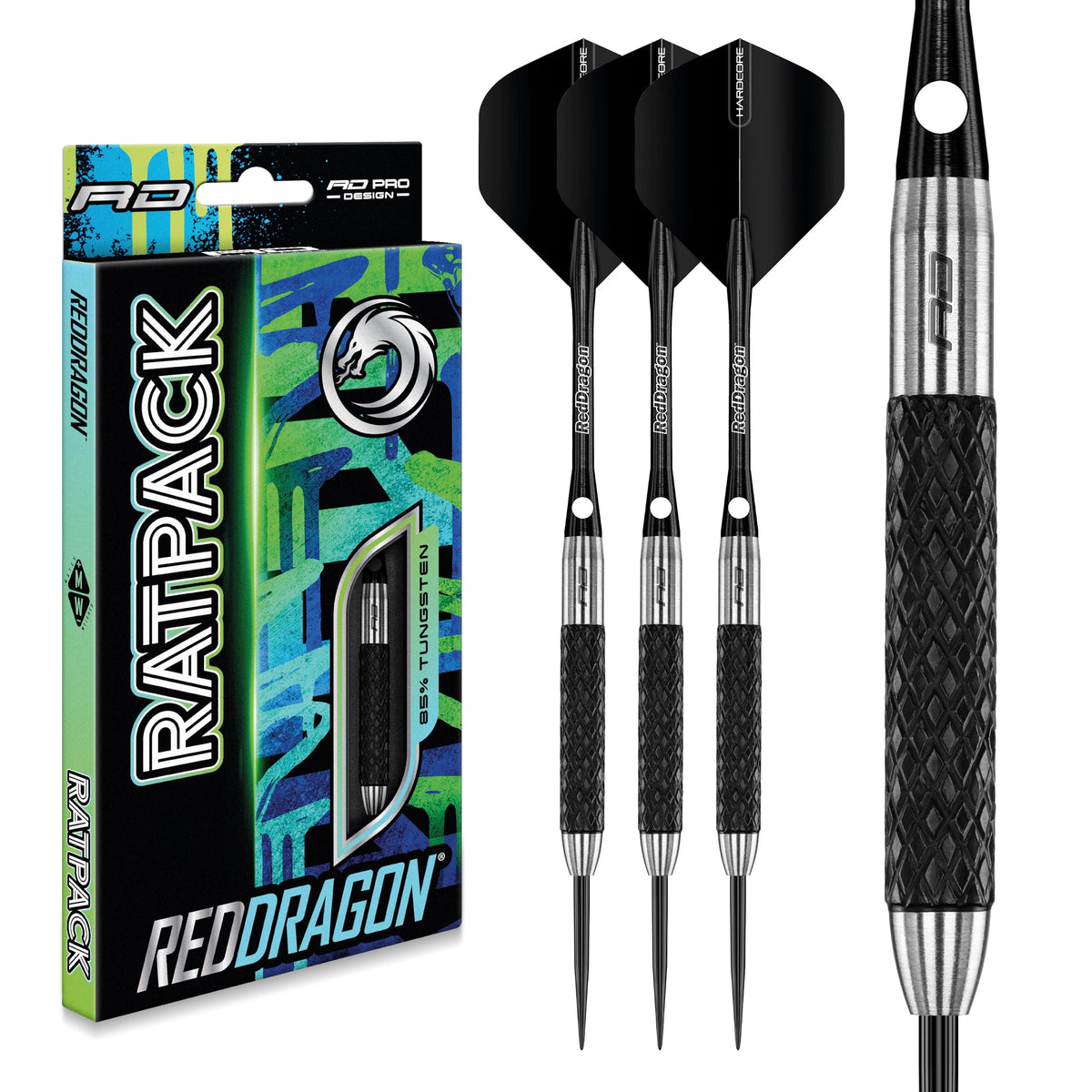 RED DRAGON Rat 1: 26g Tungsten Darts Set with Flights and Stems