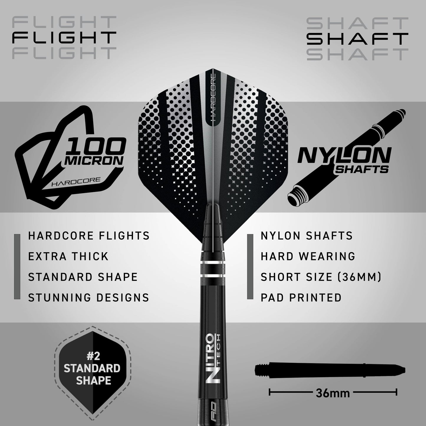 RED DRAGON Razor Edge Extreme 24 Gram Professional Tungsten Darts Set with Flights and Stems