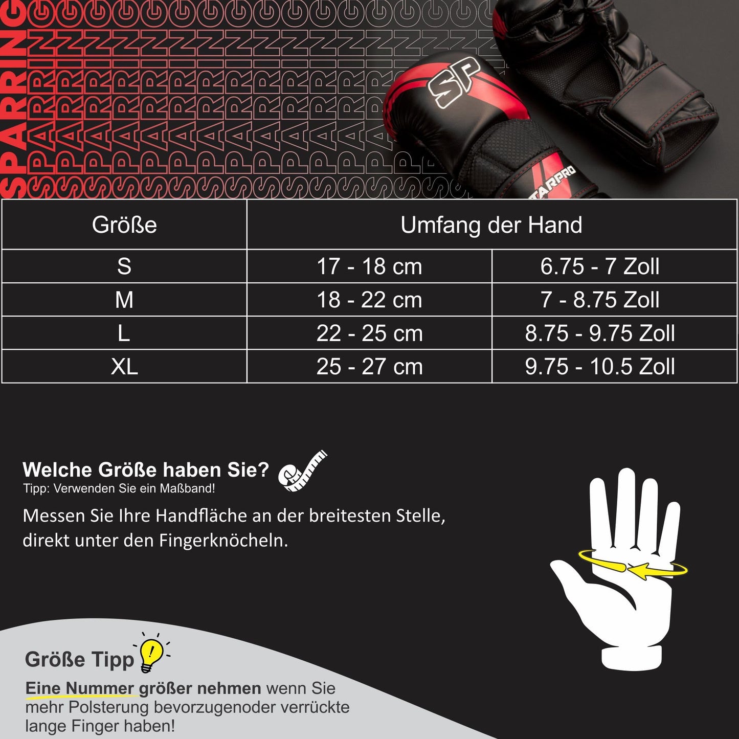 Starpro Light & Durable MMA Gloves - Great for Grappling & Sparring - Men & Women's MMA Training Gloves