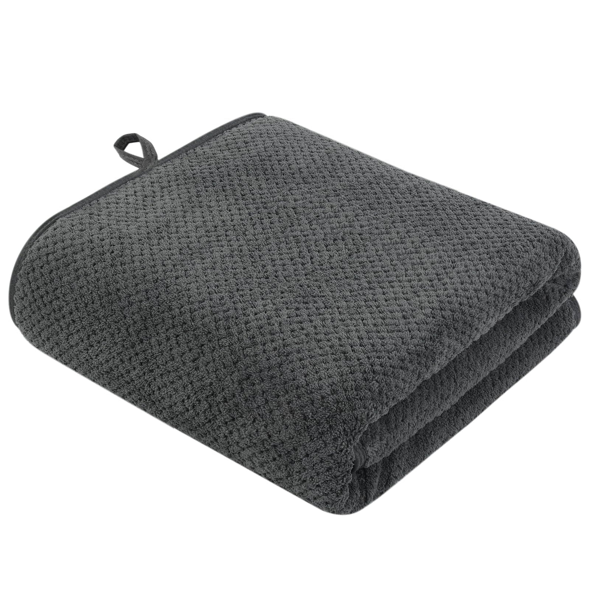 VIVOTE Large Microfibre Bath Towel Bath Sheet for Bathroom 90×180CM Grey