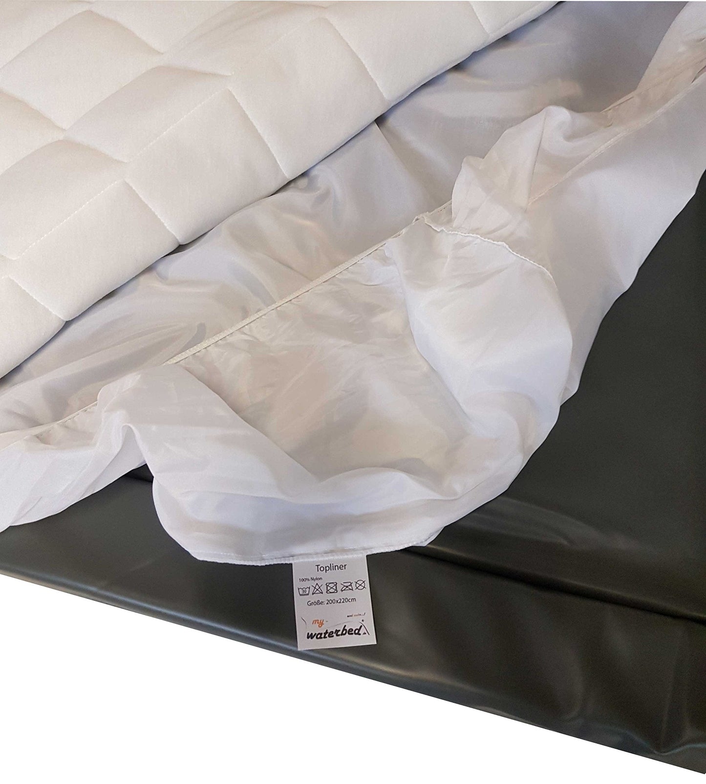 My Waterbed Topliner Capliner Protective Cover Protector Dust Protector for Water Beds Mattresses 200x210cm