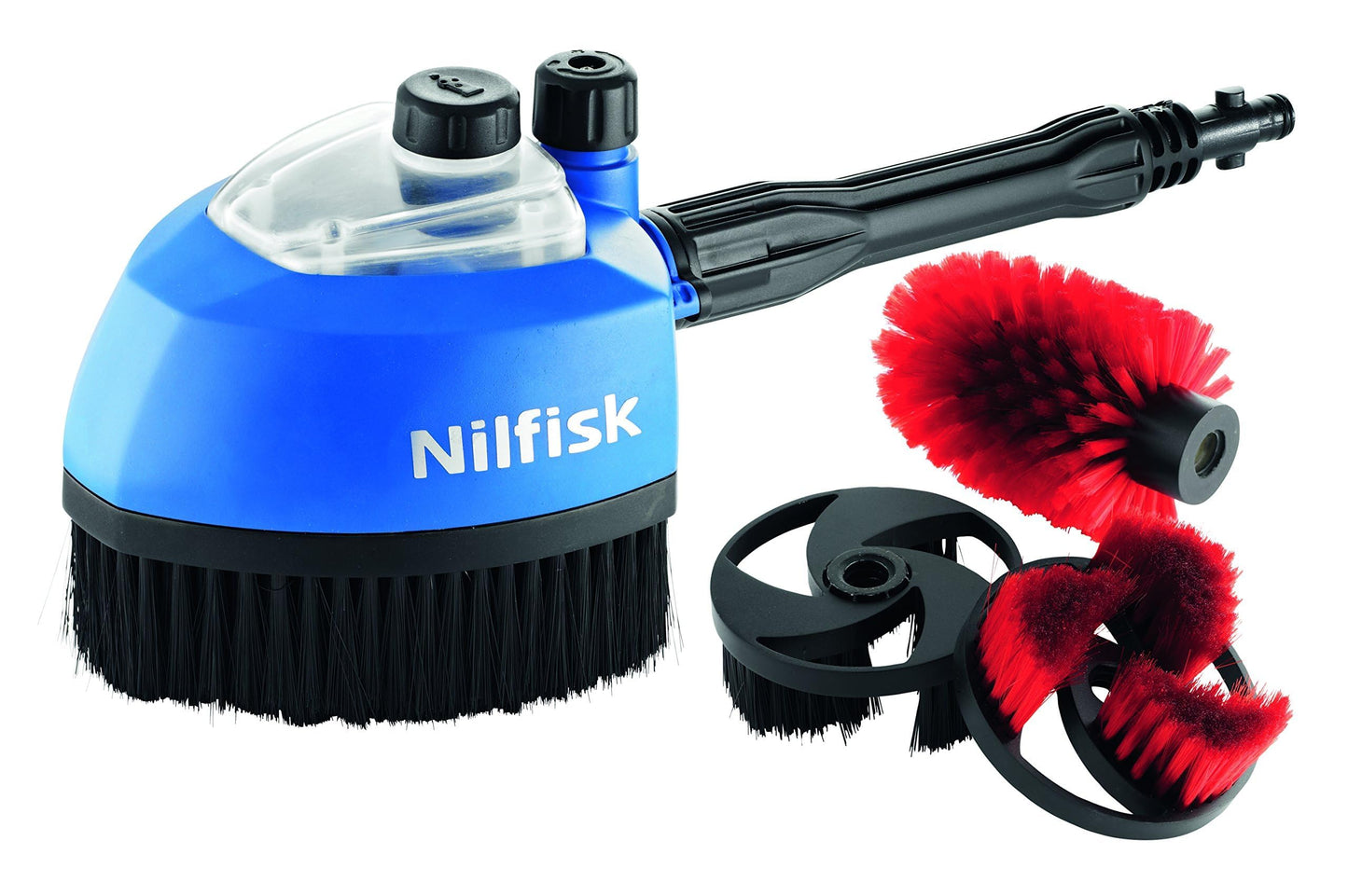 Nilfisk Multi Brush 3 in 1 Kit - Rim Brush + Car Brush + Garden Brush - Original Nilfisk Pressure Washer Accessories