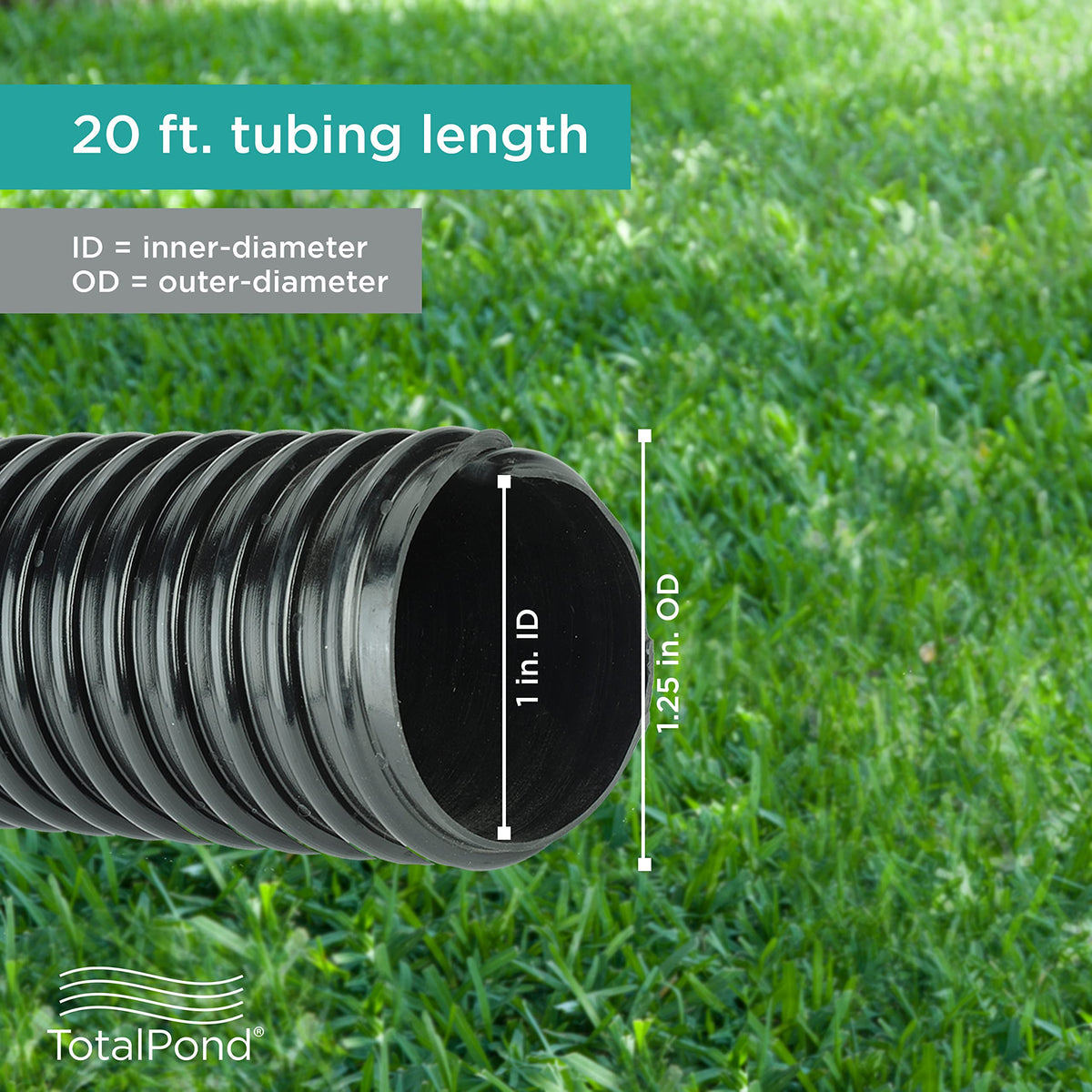 TotalPond C16020 1-Inch by 20-Foot Corrugated Pond Tubing Outdoor, Home, Garden, Supply, Maintenance