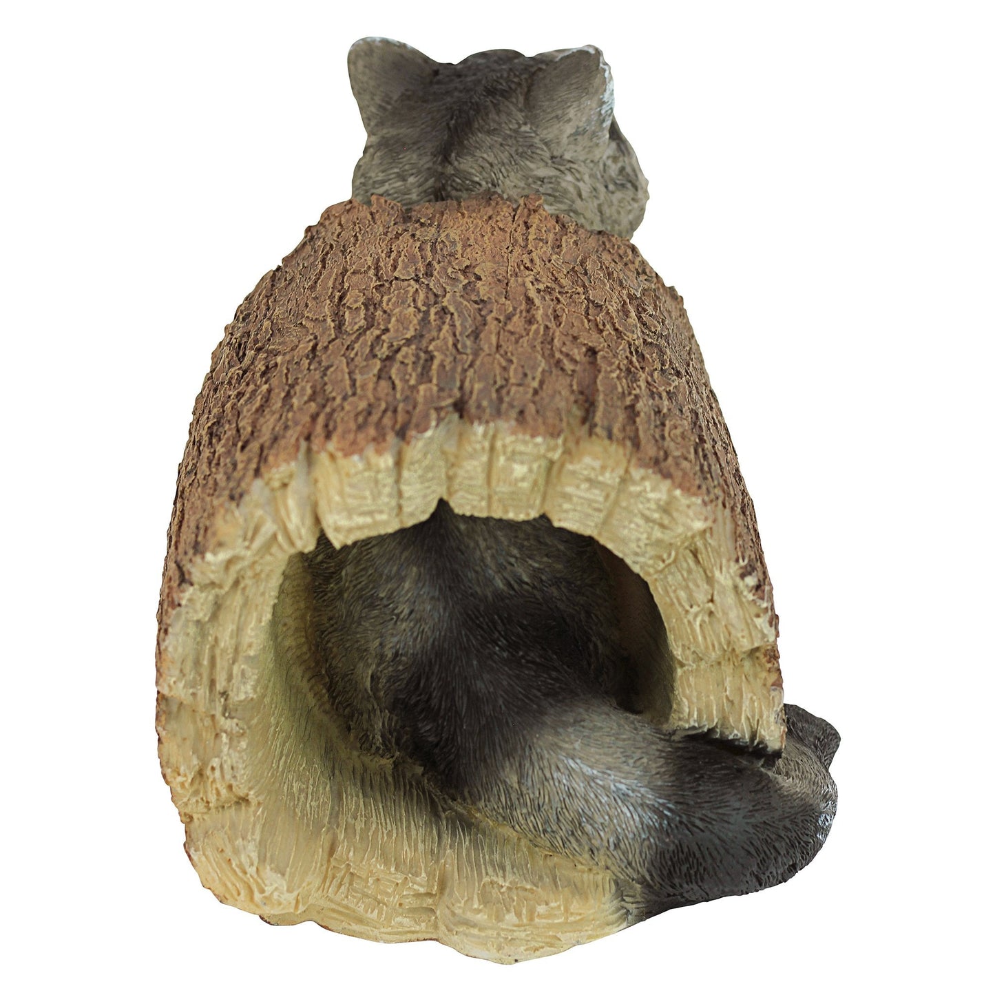 Design Toscano Bandit the Raccoon Garden Animal Statue, 25.5 cm, Polyresin, Full Color, Brown