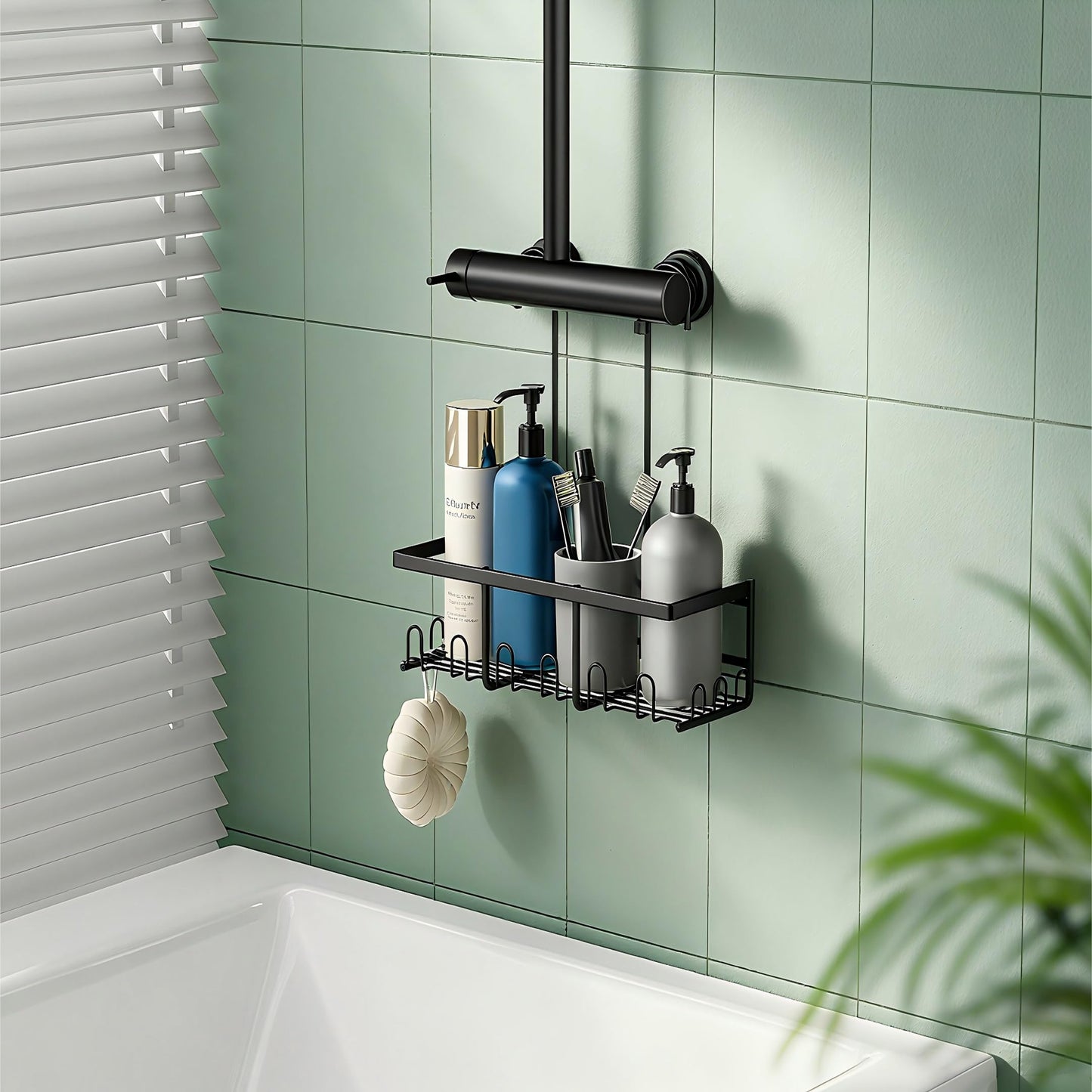 HouseUp Shower Caddy Hanging No Drilling