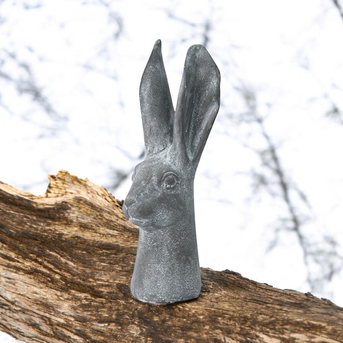 29CM GREY RESIN RABBIT