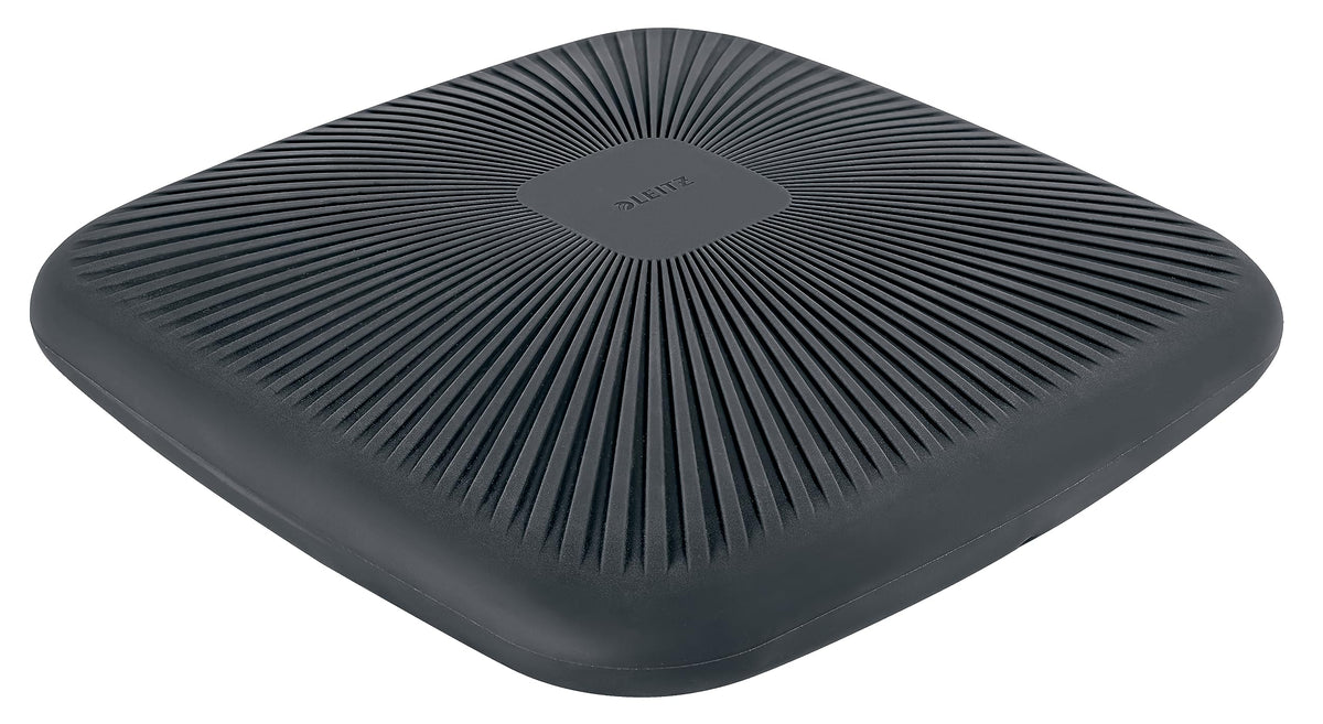 Leitz Ergo Active Wobble Cushion, Ergonomic Seat Cushion for Office Chair, Square Seat Pad for Improved Ergonomics, 65390089