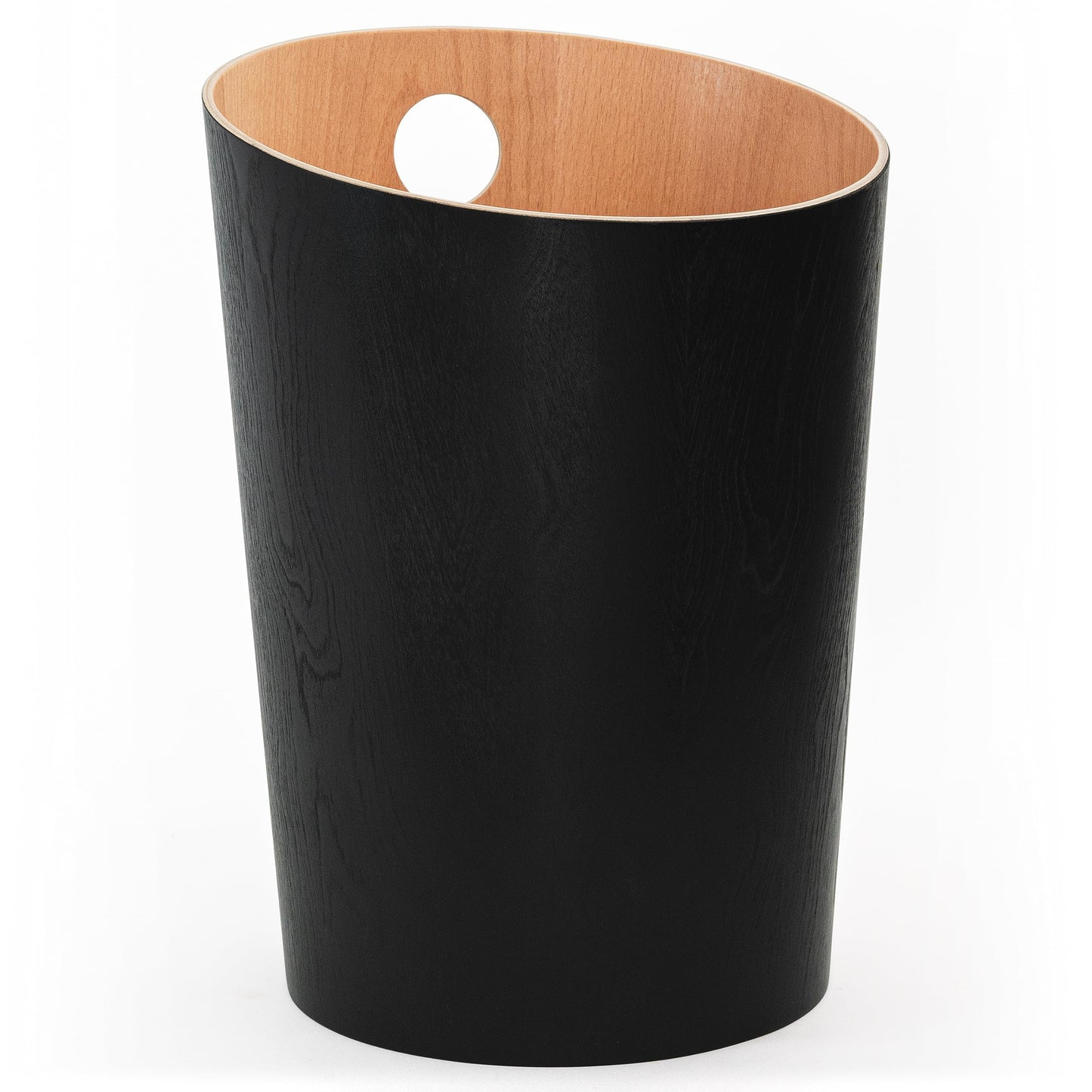 Kazai. Design Paper Bin 'Bennet' | Unique Waste Paper Basket for Office, Bedroom, Children's Room, and More | Office Bin Made of Real Wood Veneer |