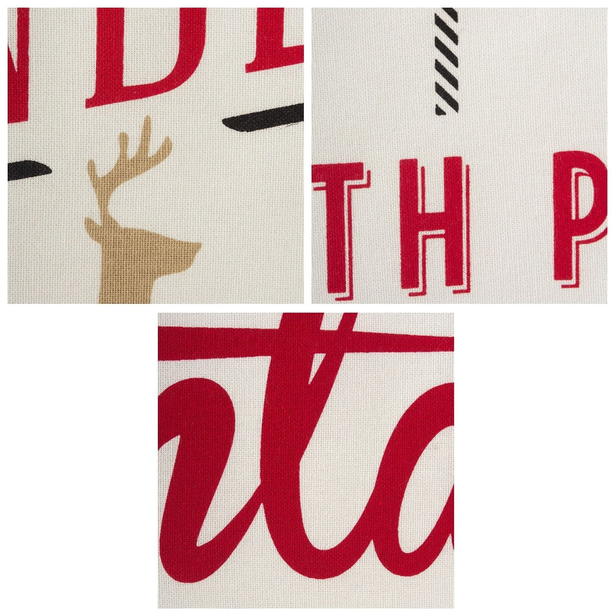 DII Cotton Christmas Holiday Dish Towels, 18x28 Set of 3, Decorative Oversized Kitchen Towels, Perfect Home and Kitchen Gift-Northpole