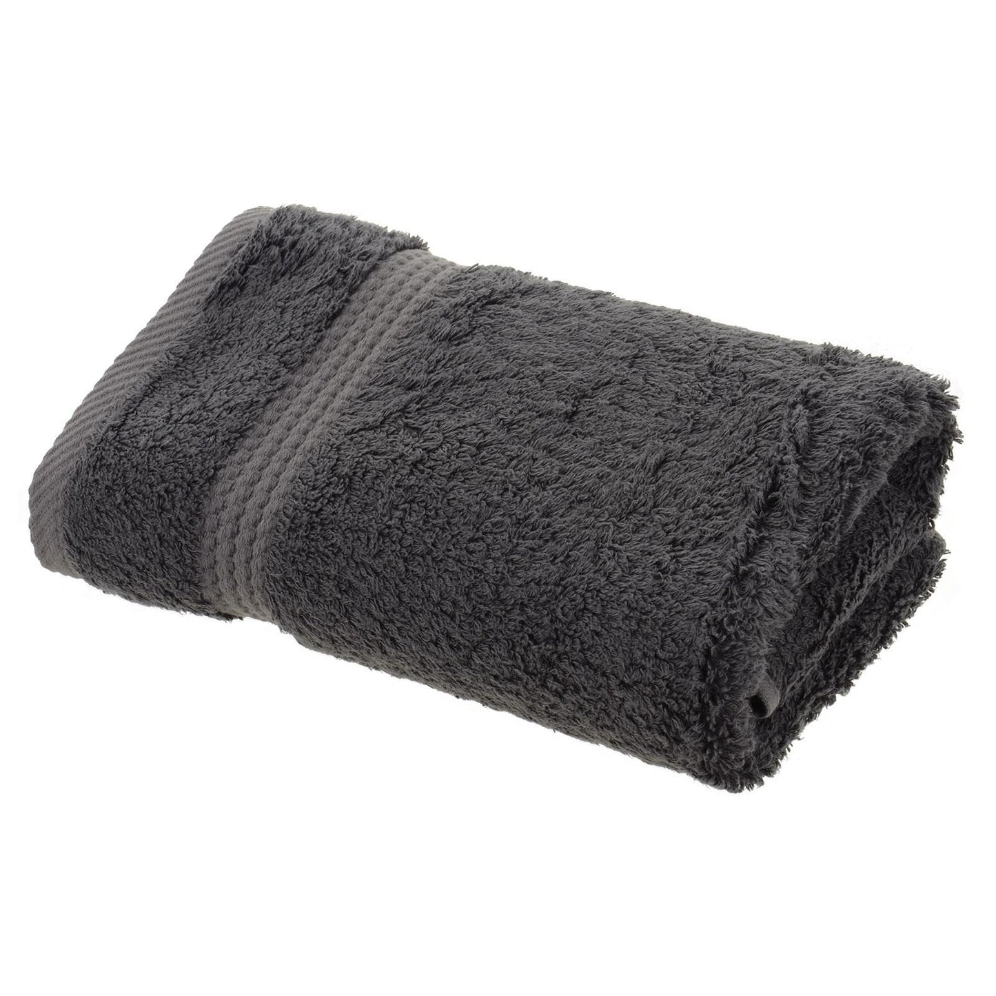 Bamboo Bliss Slate Grey Bamboo Luxury Hand Towel Plush Soft Bathroom Bath Linen 50 x 100cm