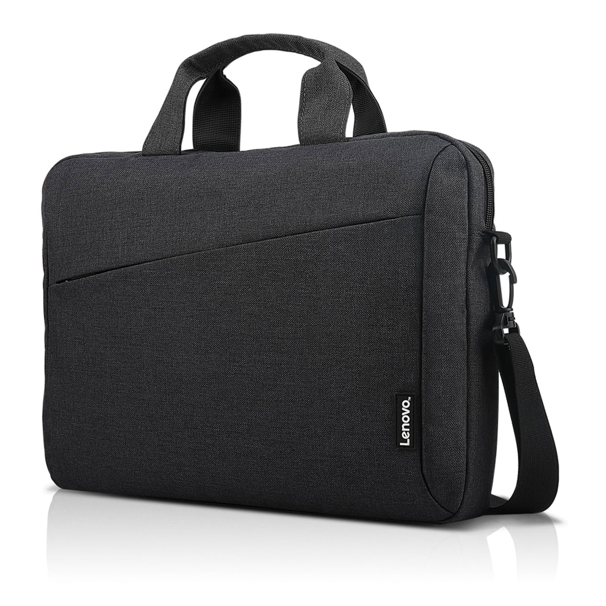 Lenovo Laptop Shoulder Bag T210, 15.6-Inch Laptop or Tablet, Sleek, Durable and Water-Repellent Fabric, Lightweight Toploader, Business Casual or
