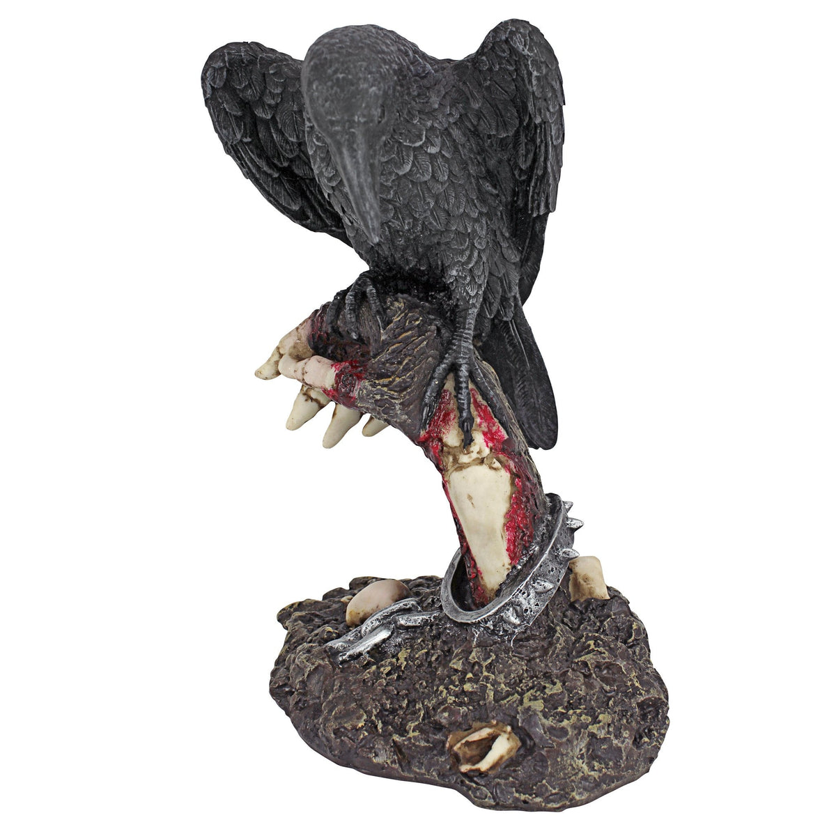 Design Toscano the Raven's Perch Zombie Statue