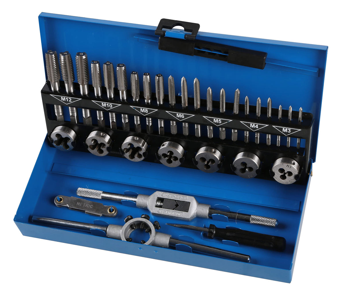 Hilka 48403202 32 PCE Tap and Die Set Metric Pro Craft