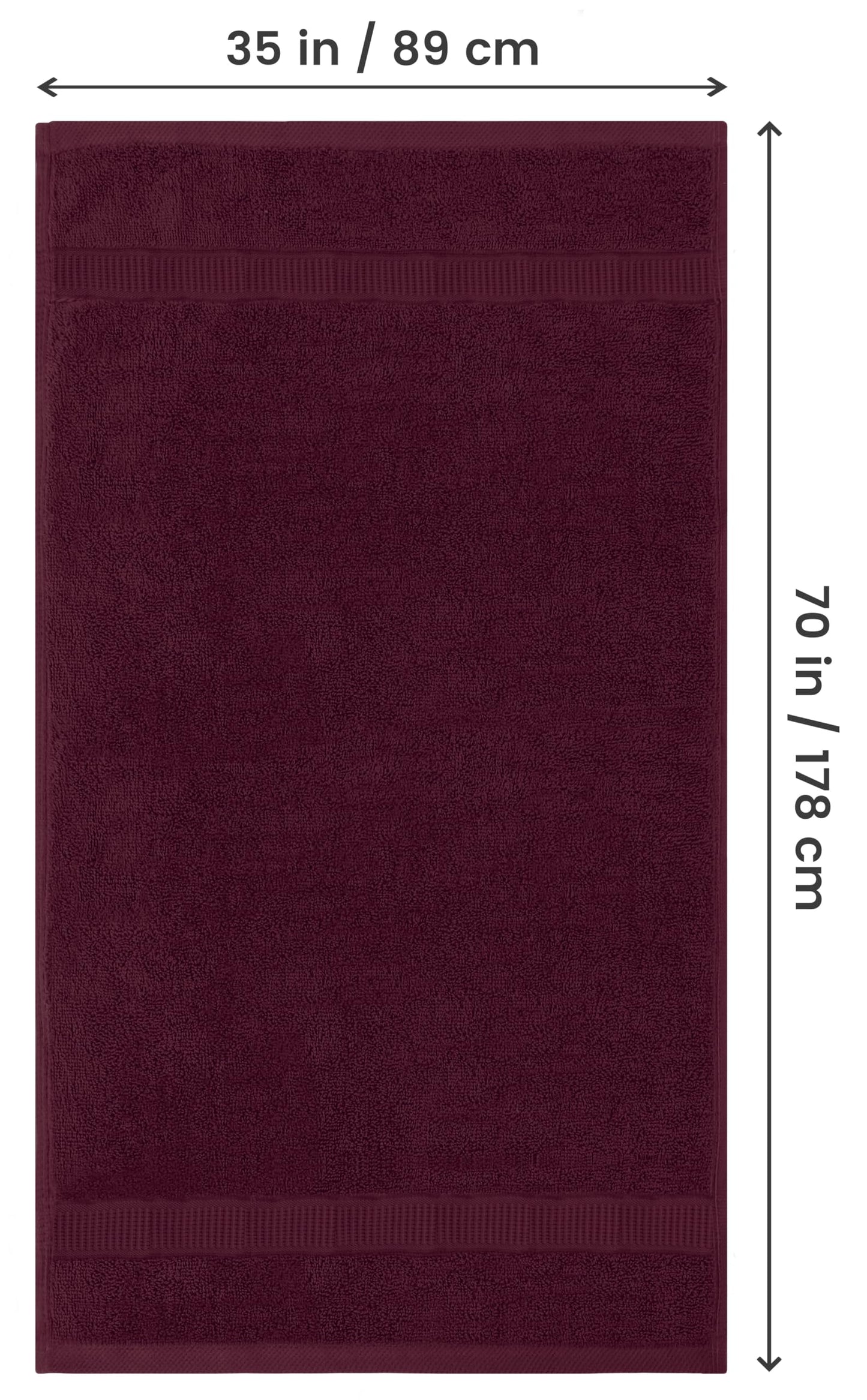 Utopia Towels - Premium Jumbo Bath Sheet (90 x 180 cm, 8 Pack) - 100% Ring Spun Cotton Highly Absorbent and Quick Dry Extra Large Bath Sheet