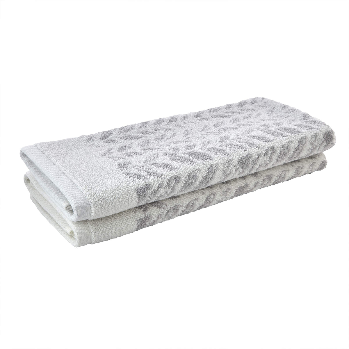 SKL Home by Saturday Knight Ltd. 100% Turkish Cotton Hand Towel Set, Gray, 16"x26"