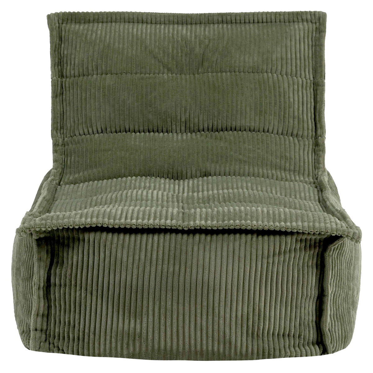 icon Dolce Cord Bean Bag Lounger with Filling Included, Green