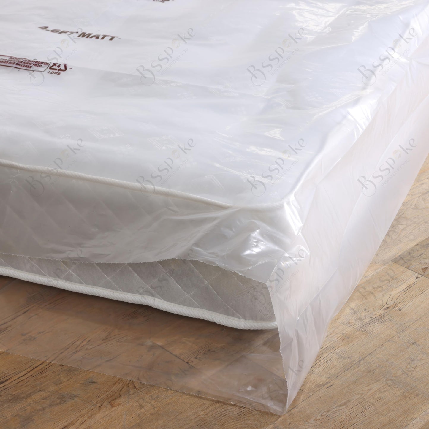 BSSPOKE 500 Guage King Mattress Bags for Storage Durable Mattress Storage Bag for Moving & Storage – Perfect Fit, Ultra-Strong Material