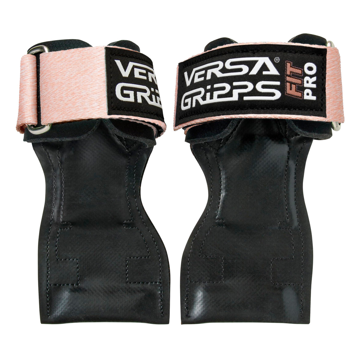 Versa Gripps? Fit Pro, Made in The USA, Wrist Straps for Female Athlete, The Best Training Accessory, Peach Bellini, XS