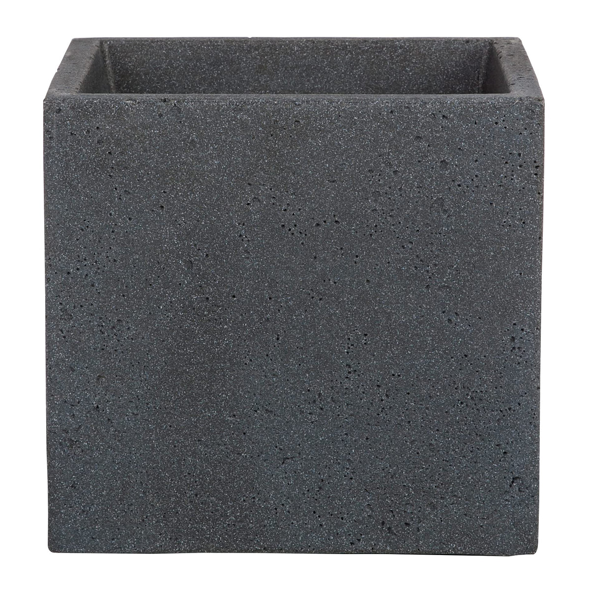 Scheurich C-Cube Planter Stony Black ? 40 cm, height 33 cm