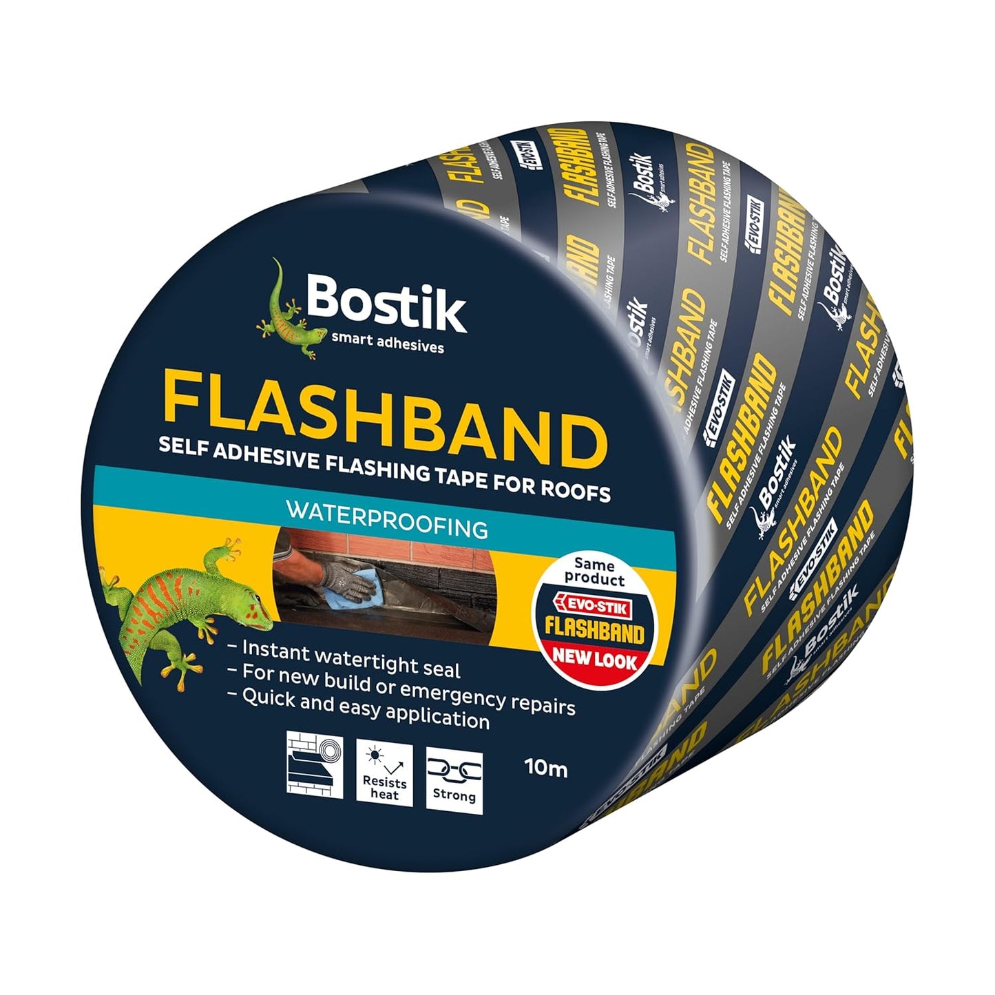 Bostik Flashband Self Adhesive Flashing Tape for Roofs 300mm x10m, New but damaged packaging
