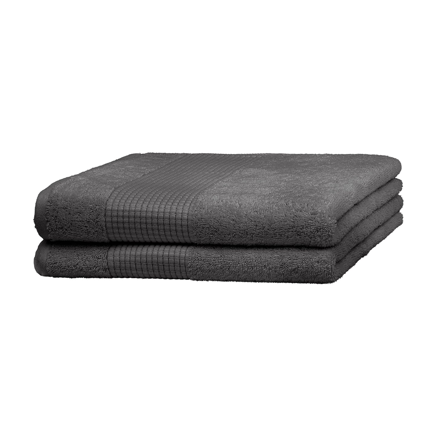 Merana Rome Hand Towel Set, Absorbent, Soft and Lint-, Terry Shower Towel in Luxury Quality, Heavy Organic Cotton, 590 GSM