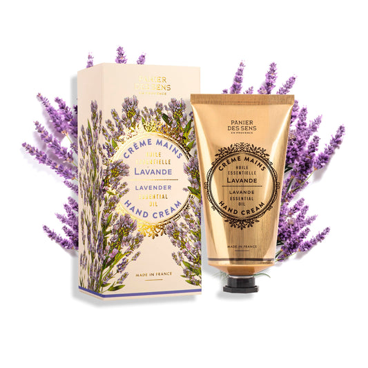 Panier des Sens - Lavender Hand Cream - Hand Cream for very Dry Hands and Skin ? for Women and Men - With Shea Butter & Olive Oil - Vegan Made in