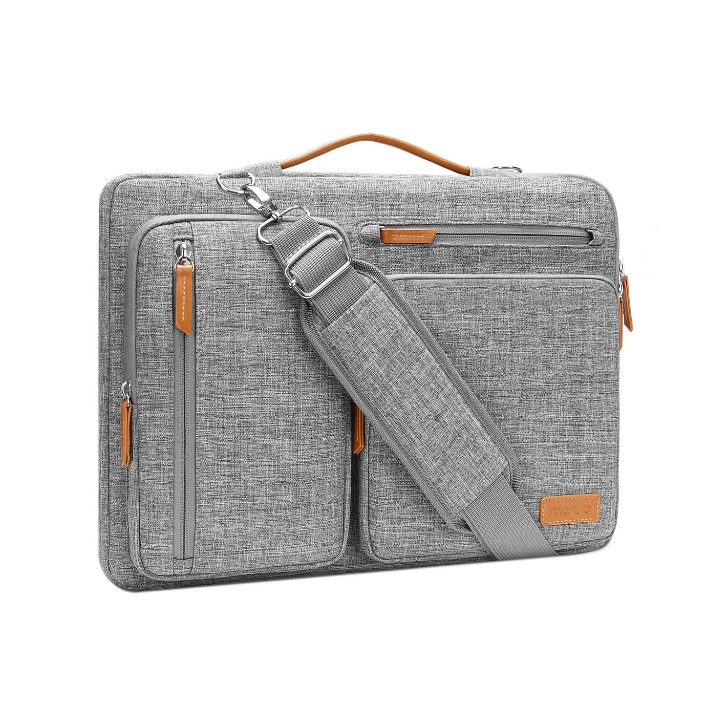 MOSISO 360 Protective Laptop Bag 16 inch, 15-15.6 inch Computer Shoulder Bag Compatible with MacBook Pro 16, HP, Dell, Lenovo, Asus, Side Open
