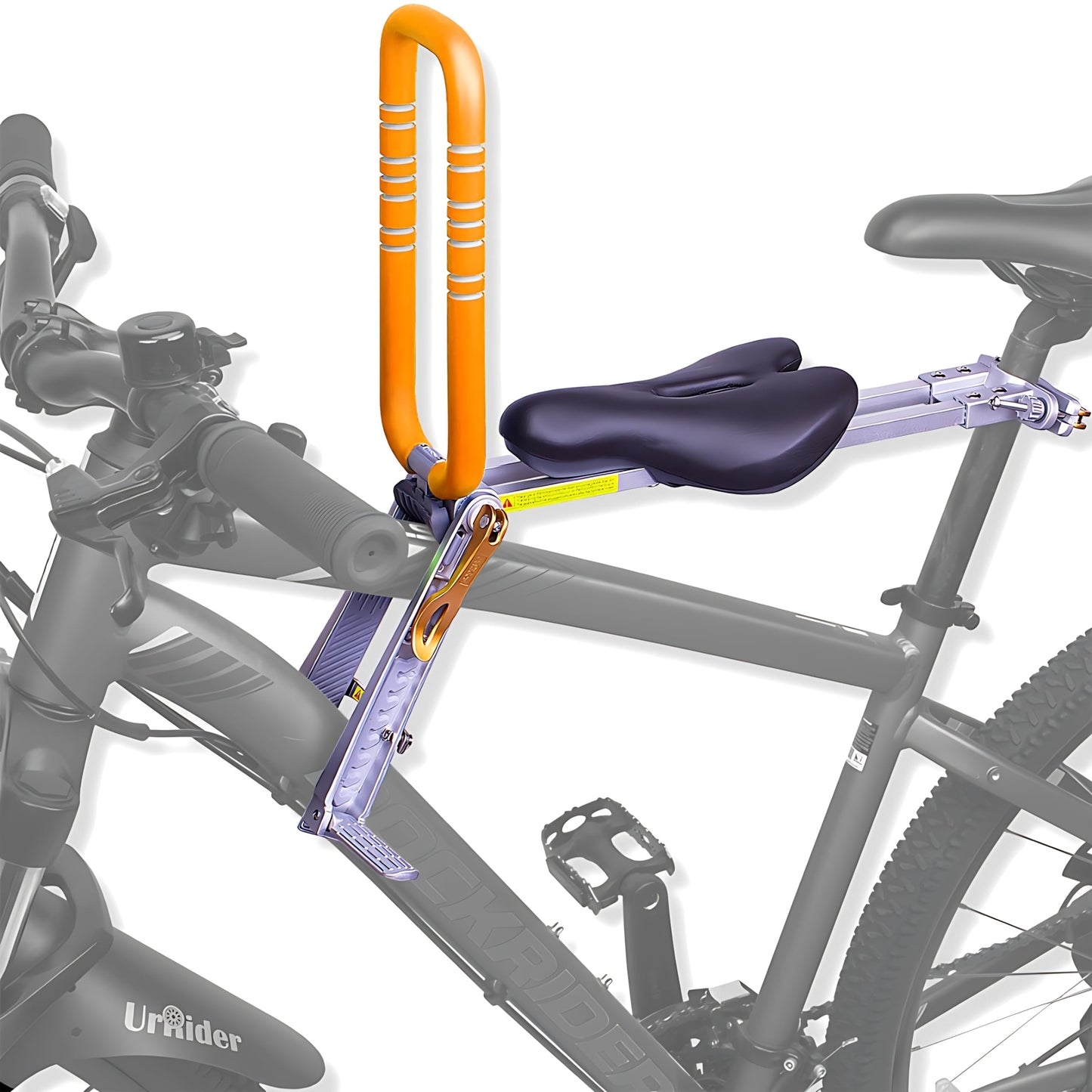 UrRider Child Bike Seat, Front Mount Kids Bike Seat,Fits Most Mountain Bikes, Portable, Tool-Free, Quick-Release,ultra-light, Toddler Bike Seat for