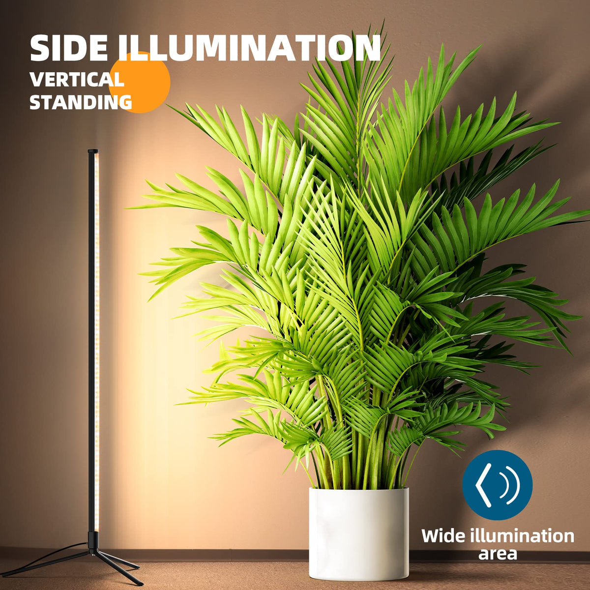 Barrina Grow Lights T10, 42W, 4FT/120cm, 169 LEDs, Full Spectrum, Wide Illumination Area Coverage, Vertical Plant Grow Lights for Indoor Plants with