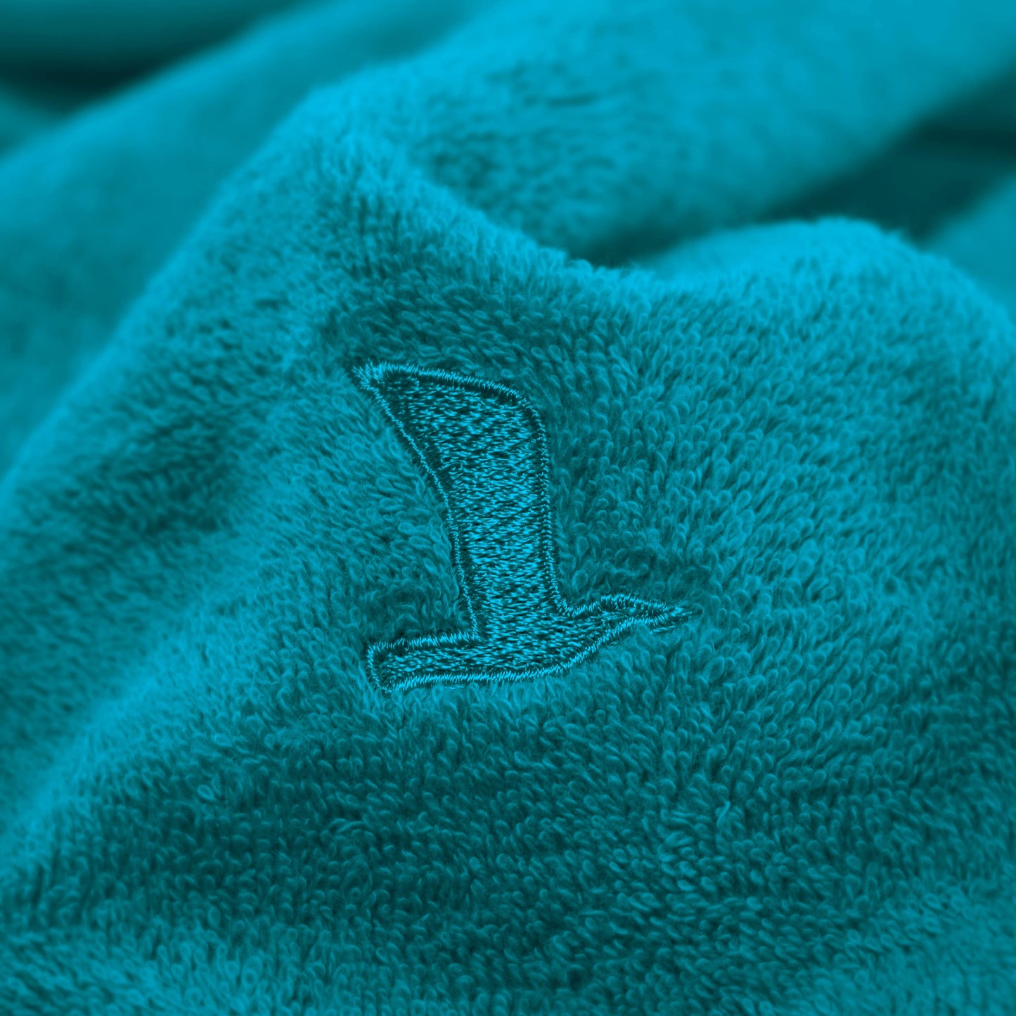 möve Superwuschel towel 50 x 100 cm made of 100% cotton, lagoon