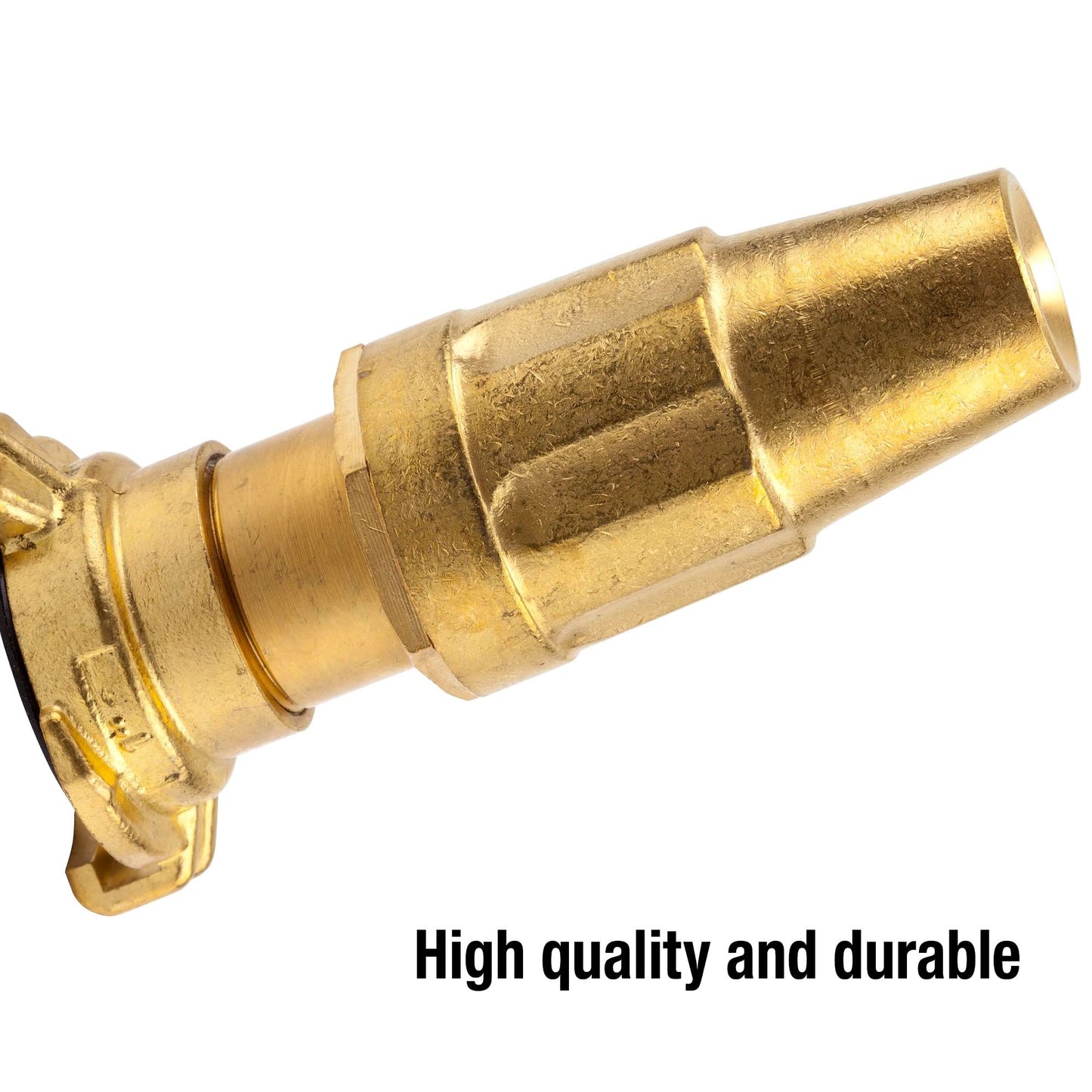 Gardena Brass Quick Release Syringe 25 mm (1 Inch) - Tubing: Rapid Coupling Connection with Adjustable and Lockable Water Jet (7132-20)